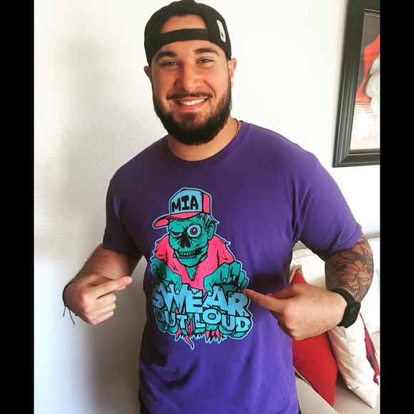 Swear Out Loud Apparel Other - Purple Zombie Tee Shirt/ Swear Out Loud Apparel